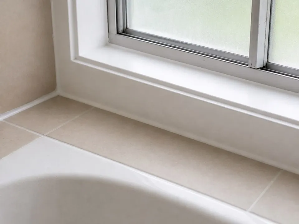Window sill seal refreshed after